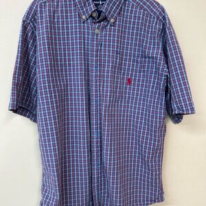 Ralph Lauren Men's Blue Plaid Shirt